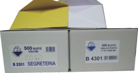 Buste bianche e giallo posta 12x18 Buste bianche e giallo posta 12x18